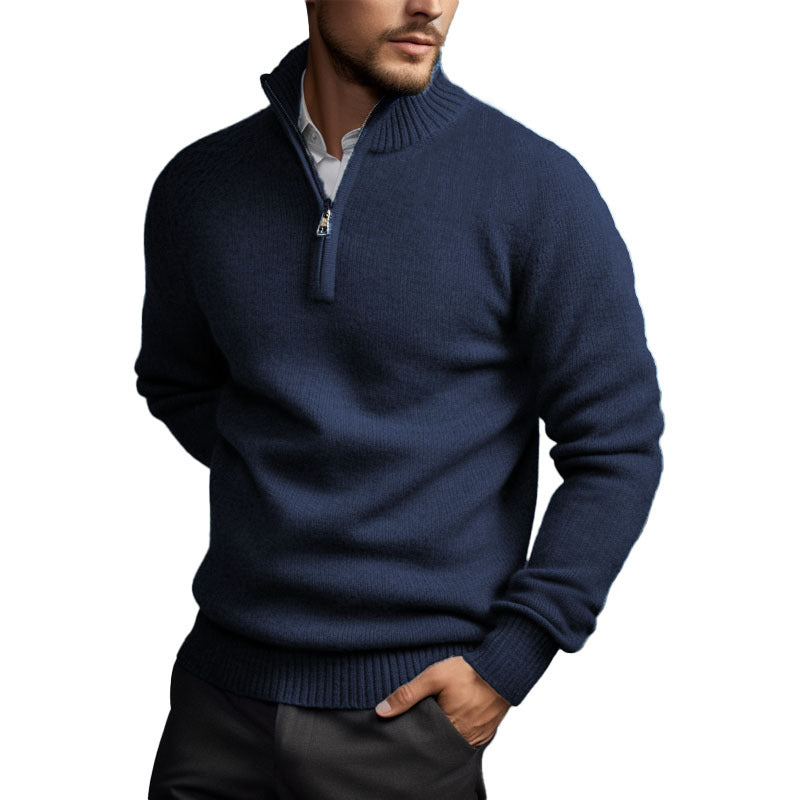 Men's Cashmere Zipper Sweater